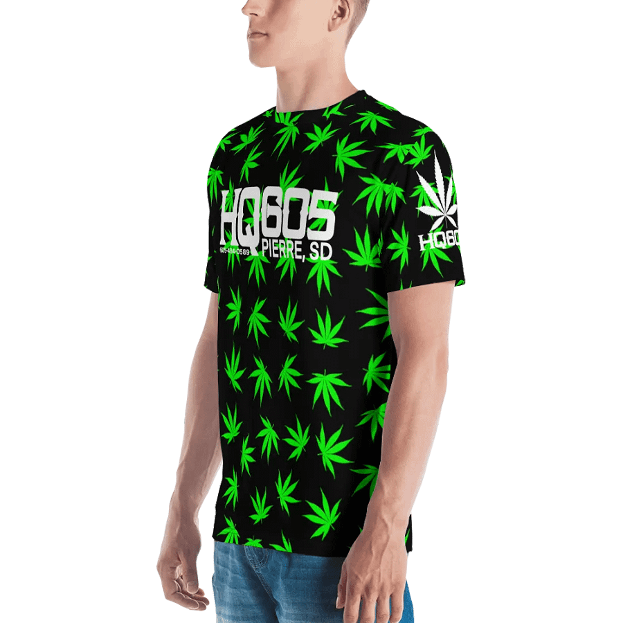 HempQuarters Neon Green Marijuana Leaf Shirt product image (5)