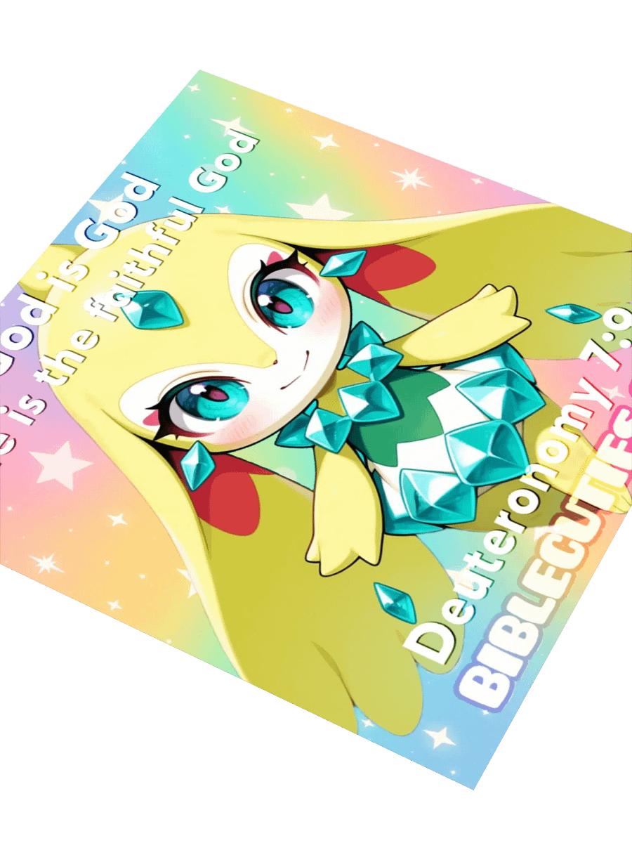 Bible Cuties Virginia - God is God, he is the faithful God Sticker product image (6)