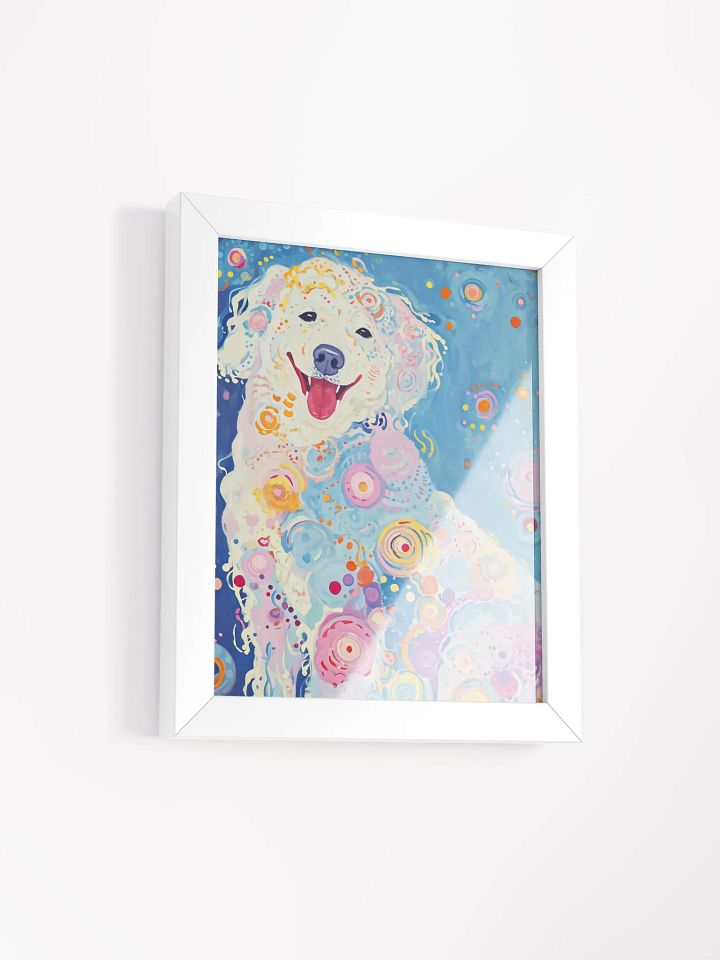 Joyful Pup - Whimsical Framed Poster product image (2)