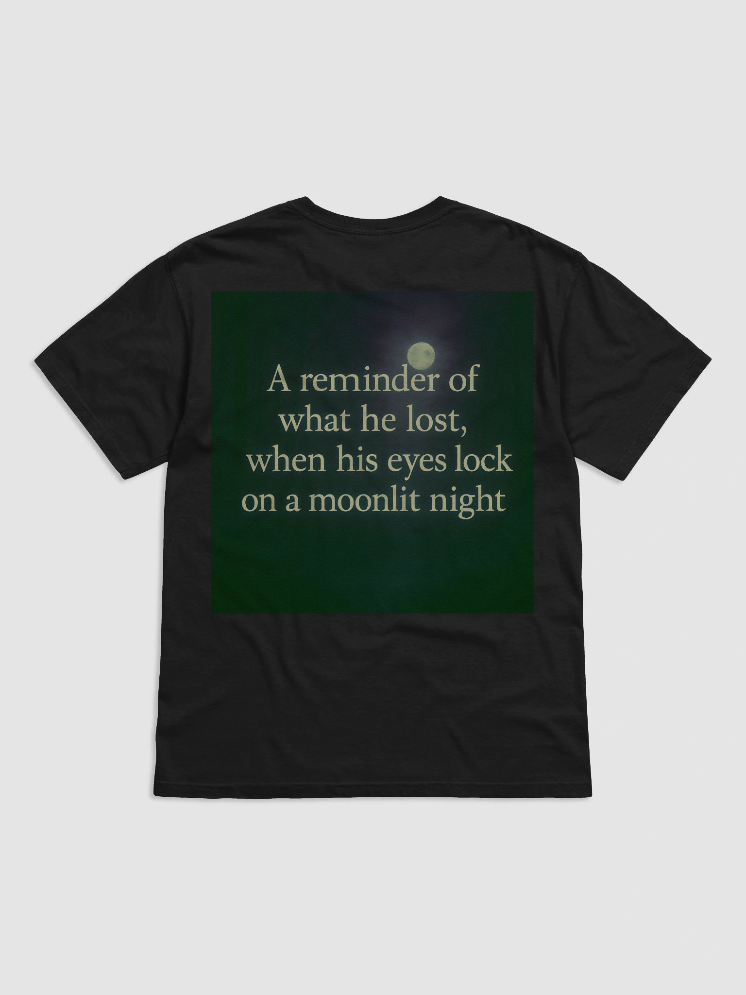 Altarae "Moonlit Reminder" Tee – Black Mist Edition product image (4)