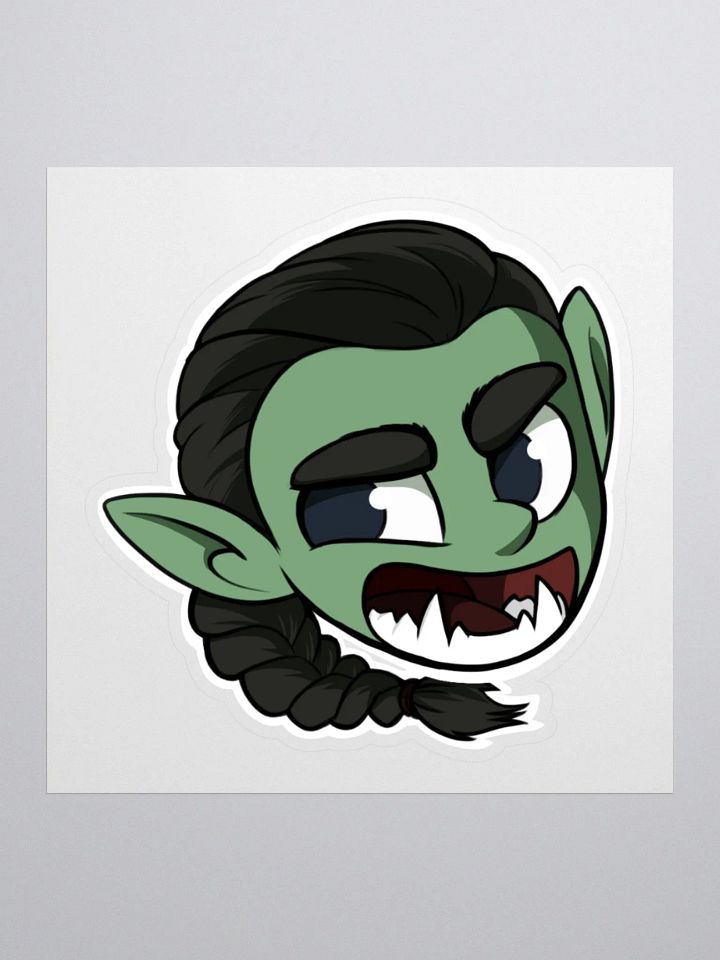 Chibi Grimarr Close-up Sticker product image (1)