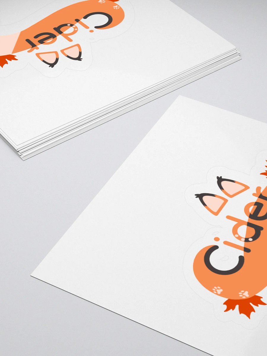 Cider Logo Sticker product image (10)