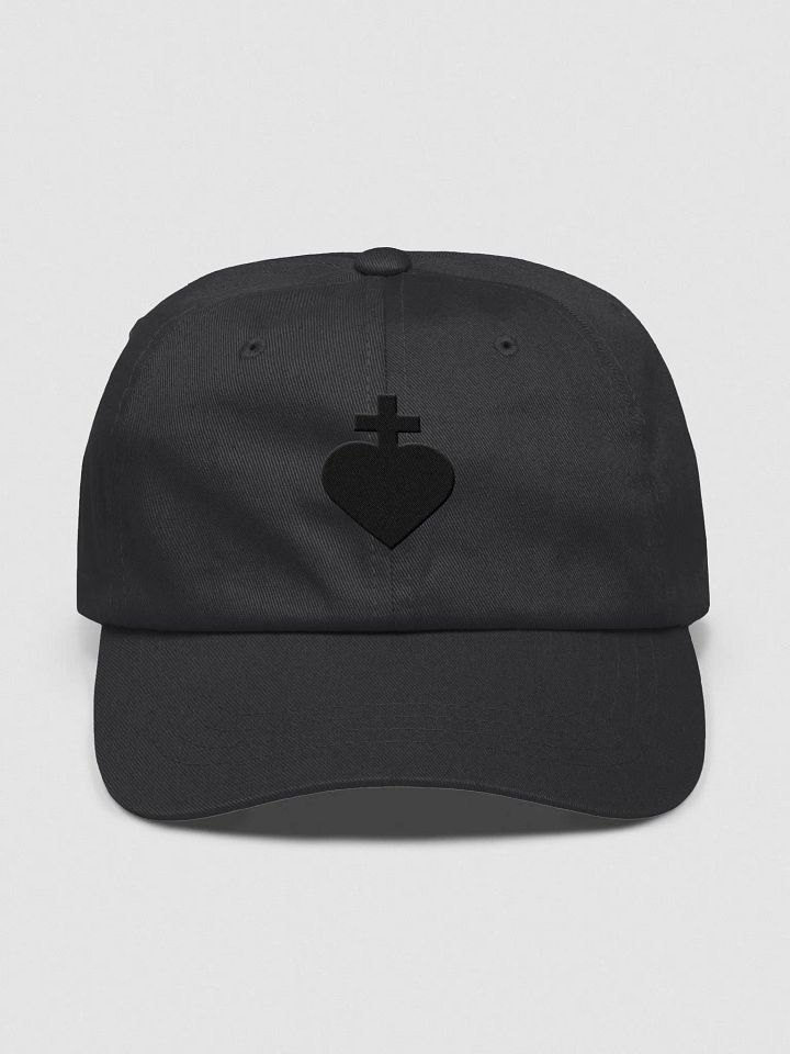 Christ Is King Embroidered Cap (Blackout) product image (9)