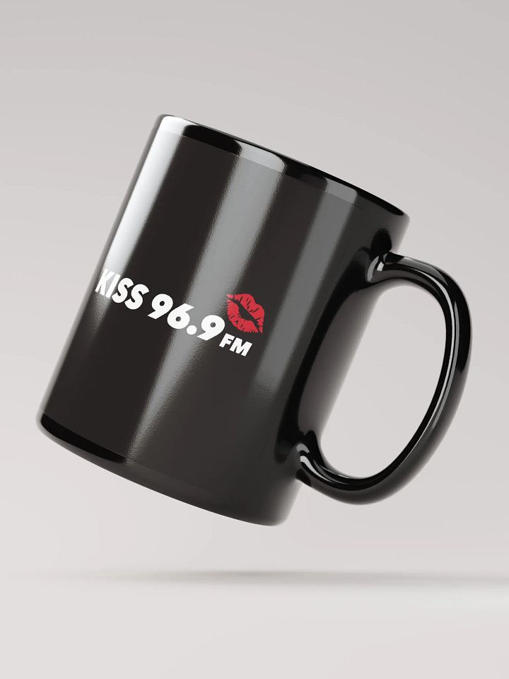 Kiss 969 logo black coffee mug product image (2)