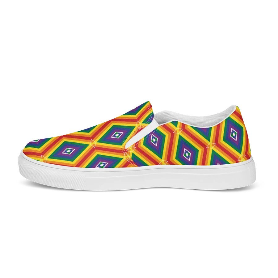 Mens Slip On Canvas - Pride Abstract product image (6)