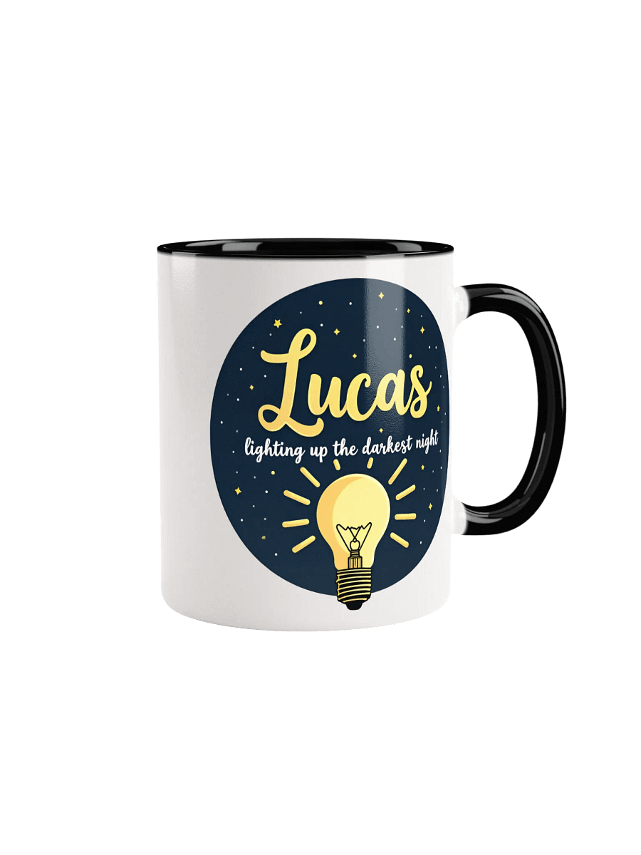 Lucas, Lighting Up the Darkest Night - Personalized Coffee Mug for the Brightest Spirits product image (1)