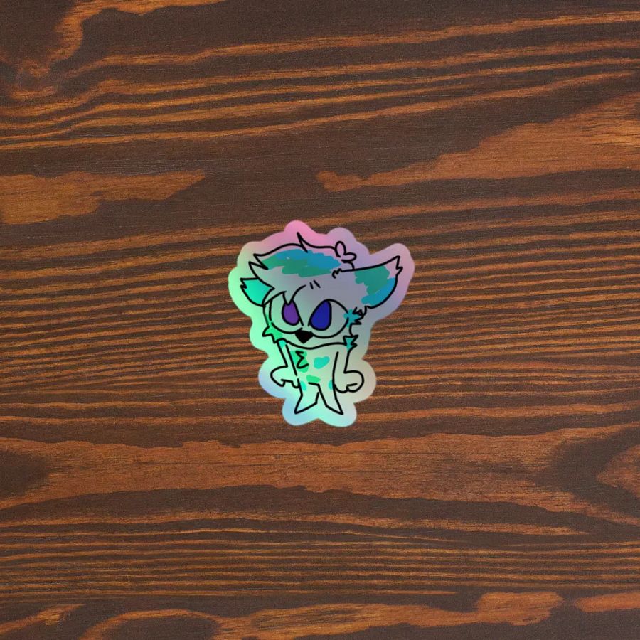 Fisk Angy Holographic Sticker product image (3)