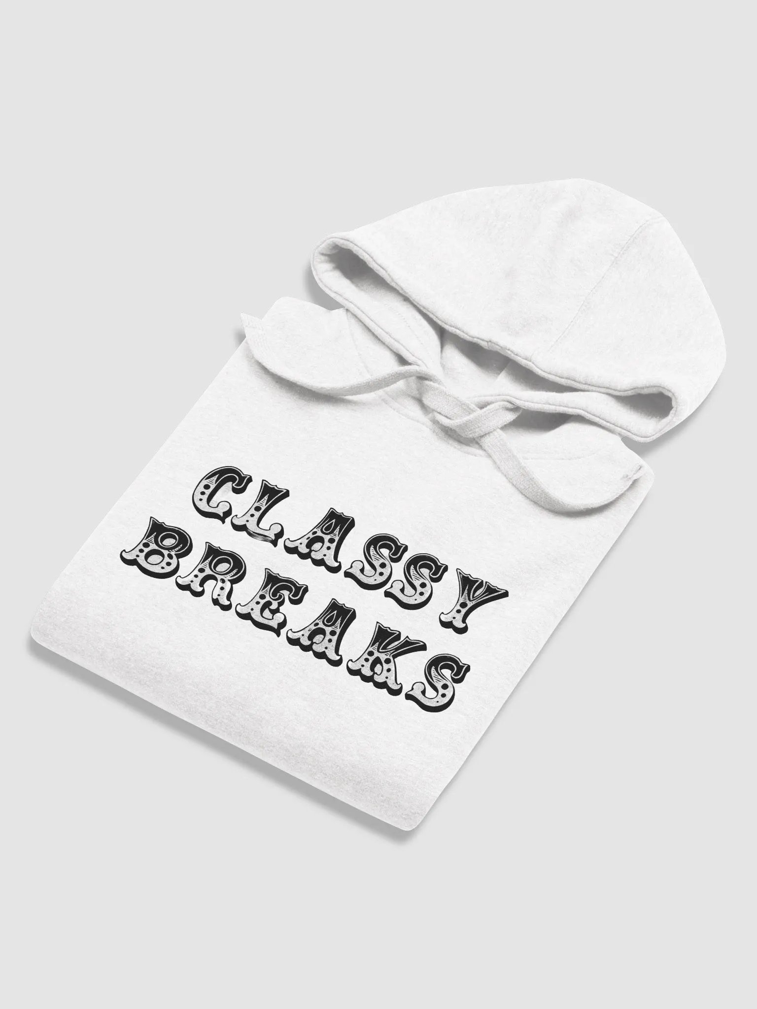 Classy Breaks White Hoodie! product image (6)