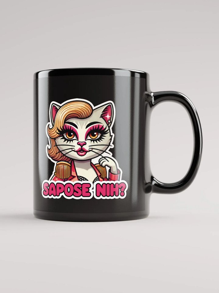 Sapose Nih? Black Glossy Mug product image (1)