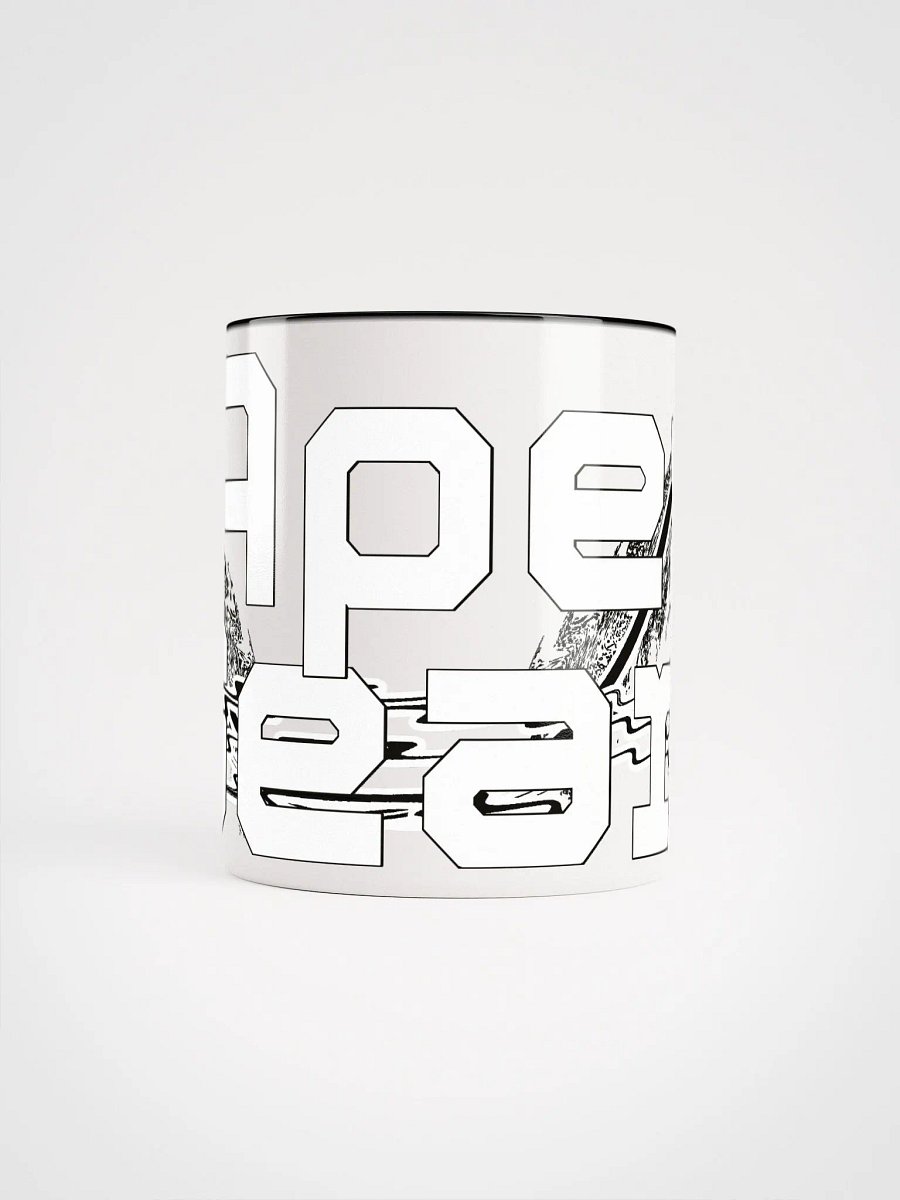 White HApex Gear Black Logo Ceramic Mug with Color Inside product image (5)