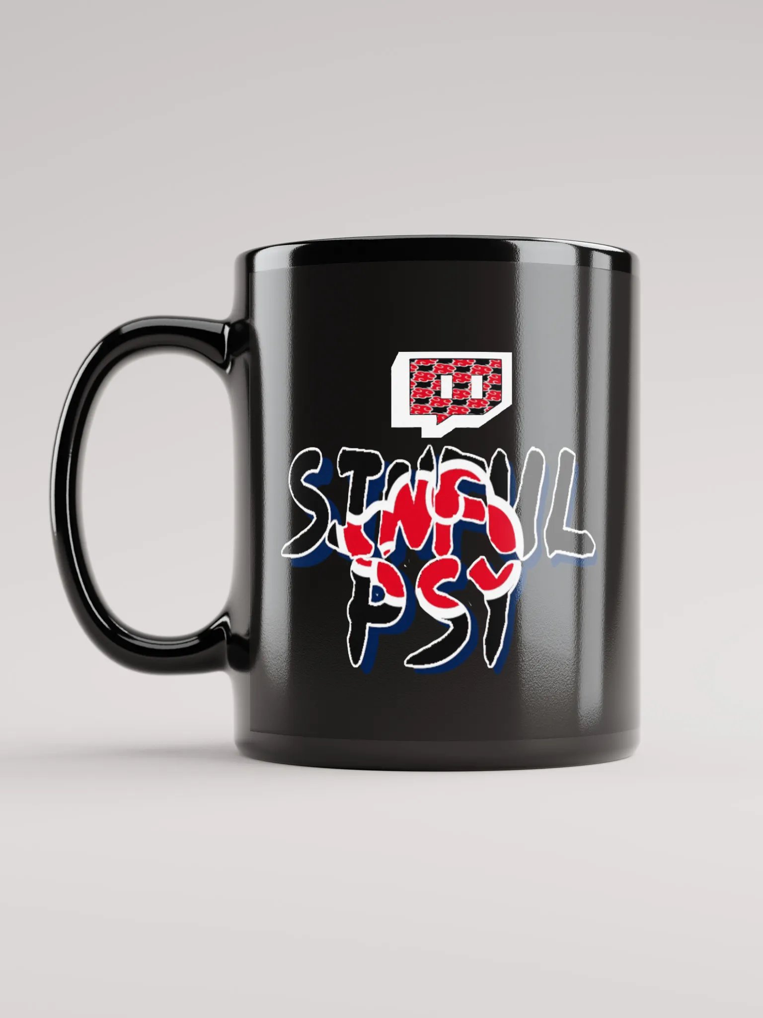 Gengar X Itachi (akatsuki) Black Glossy Mug product image (6)