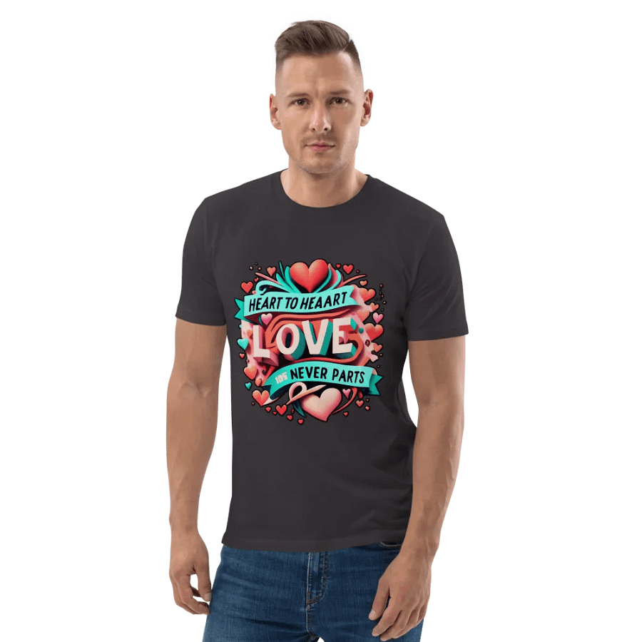 Heart to Heart, love never parts T-shirt product image (5)