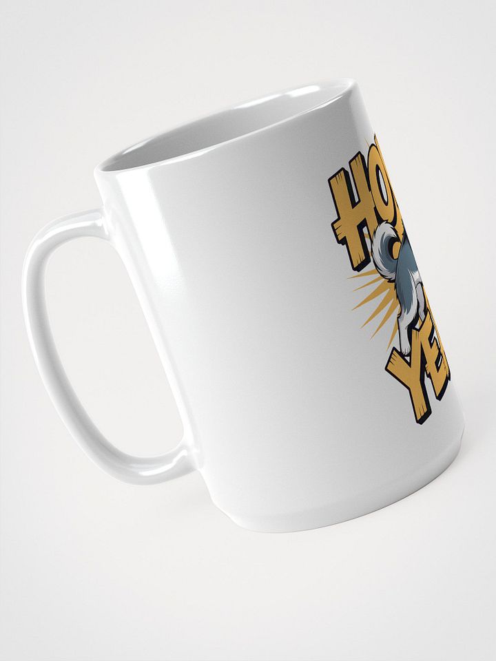 Howl Yeah! Siberian Husky White Glossy Mug product image (2)