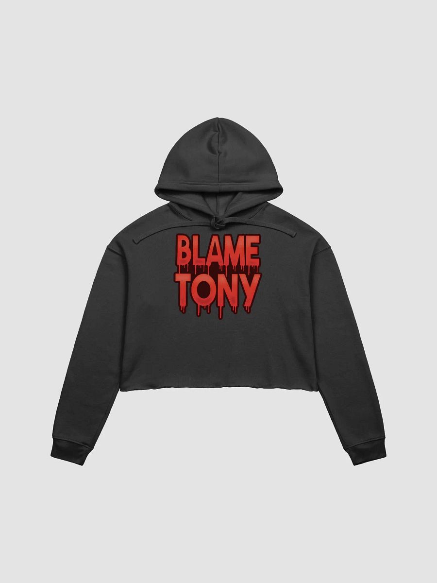 Blame Tony Cropped Hoodie product image (1)