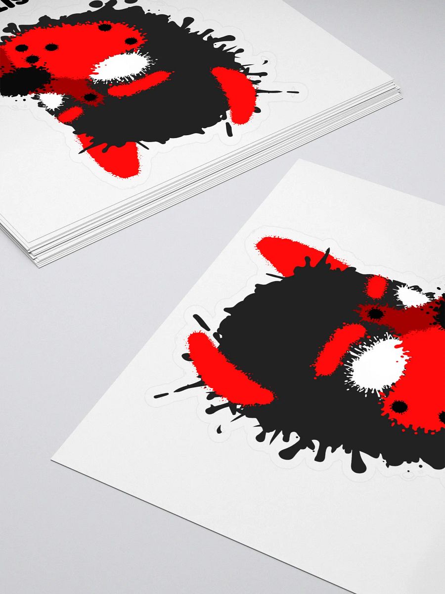 Pup Splatter Sticker - Red product image (4)