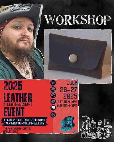 I’ll be running a leathercraft workshop at the 2025 Leather & Leathercraft Event, hosted by @theidentitystore at The Whitwort...