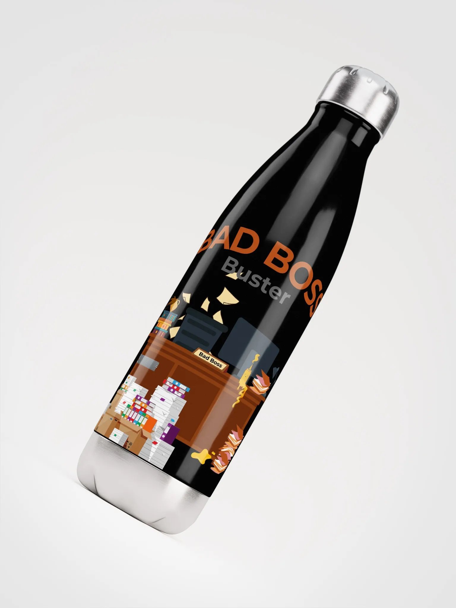 Bad Boss Buster Stainless Steel Water Bottle product image (4)