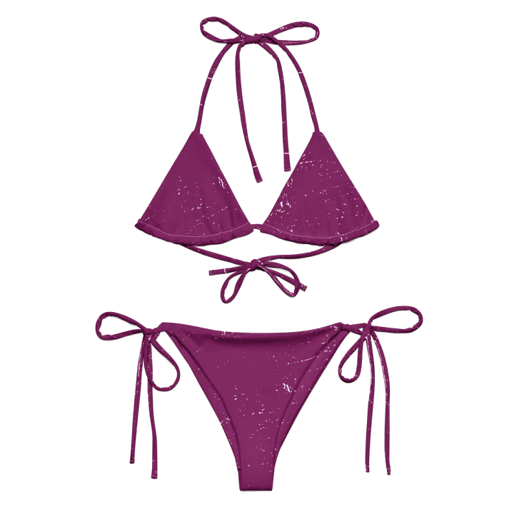 All-Over Print String Bikini - Purple Pink product image (2)