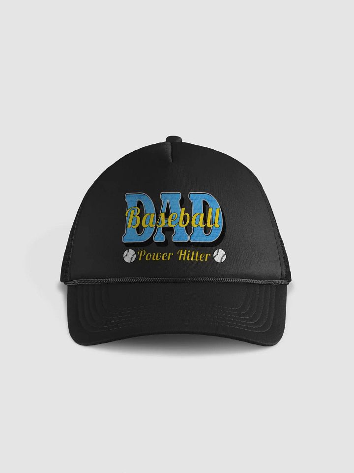 Dad Baseball Power Hitter Baseball Cap product image (1)