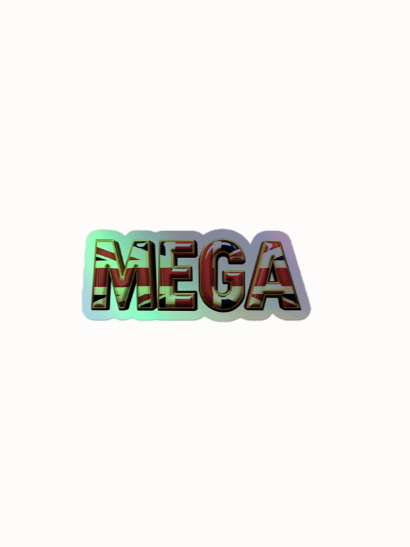 Union Jack 'MEGA' Holographic Sticker Sheet product image (1)