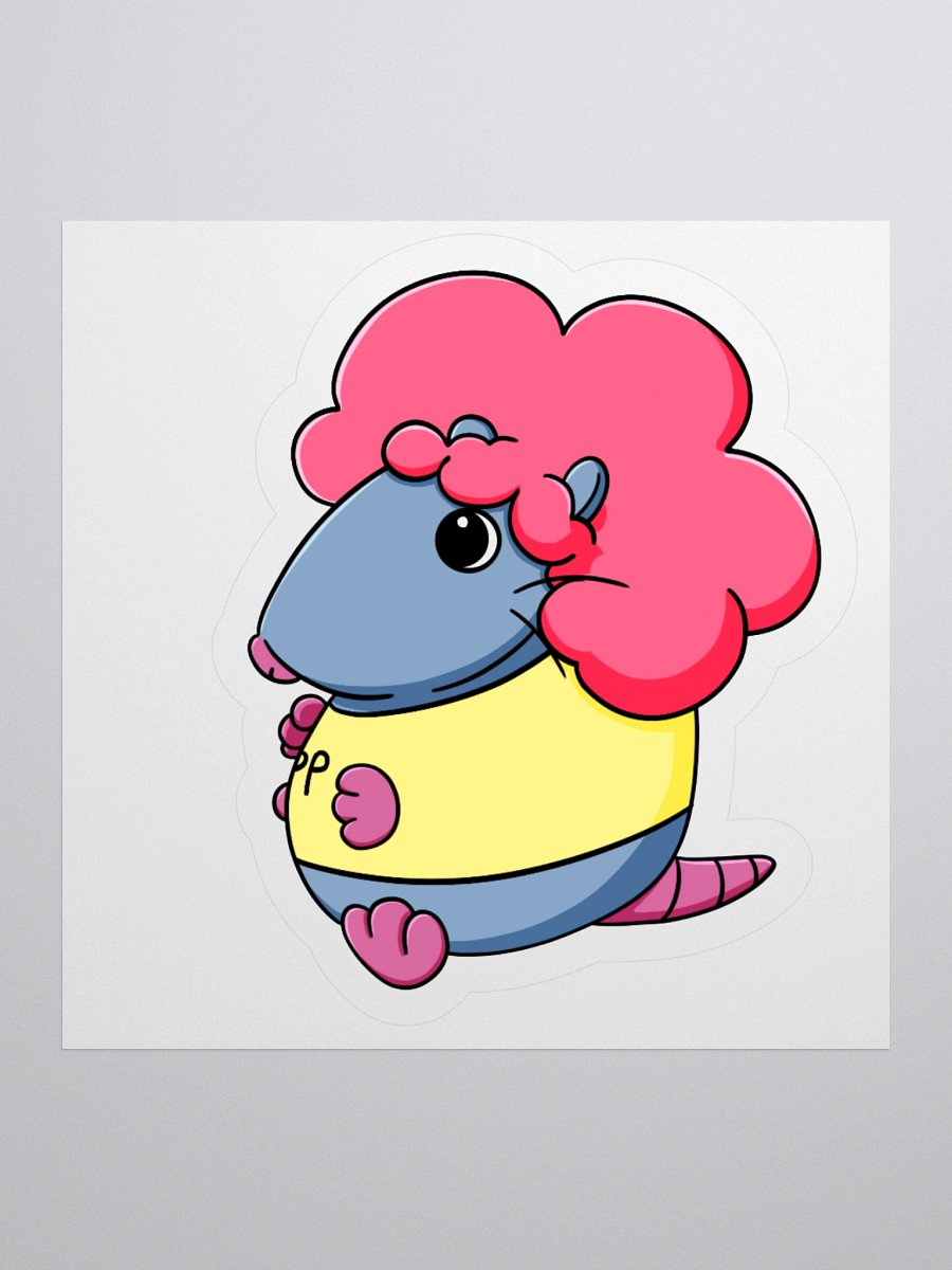 CHEESY RAT STICKER #2 product image (1)