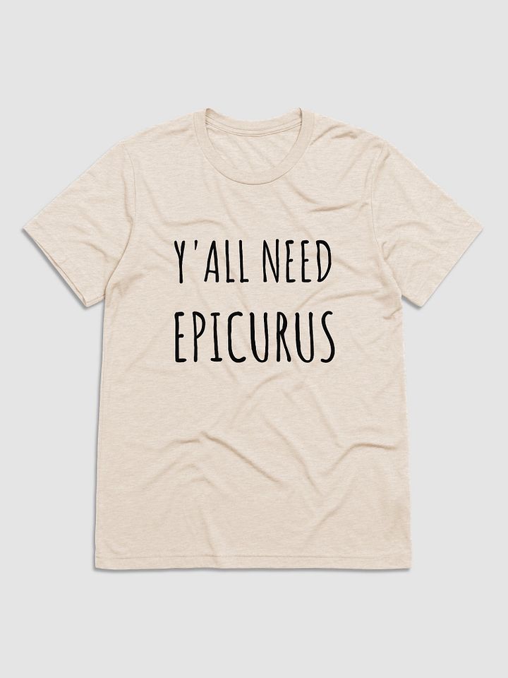 Y'all Need Epicurus LIGHT (Bella+Canvas Triblend Short Sleeve T-Shirt) product image (10)