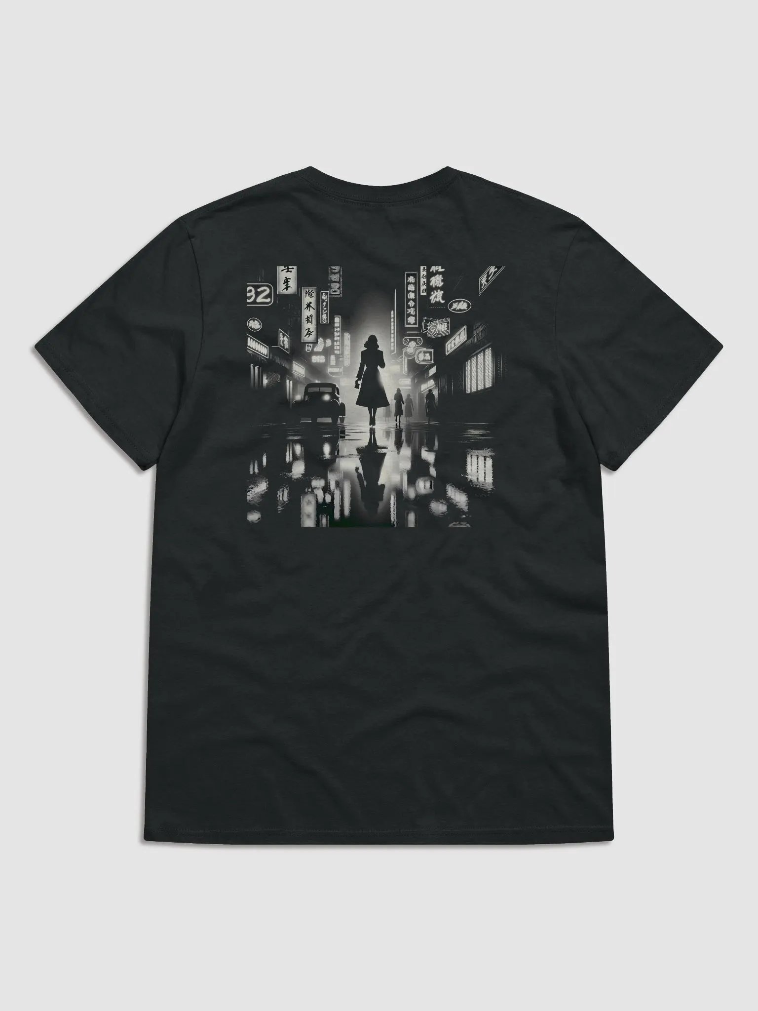 Neon Noir: Shadows of the City (Womens Tee) product image (1)