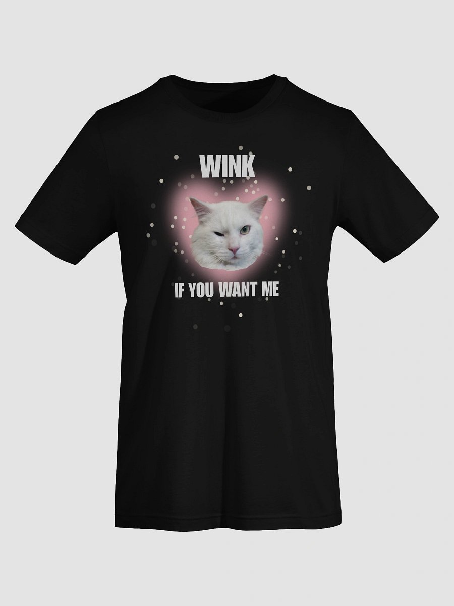 Wink If You Want Me Cat T-Shirt product image (26)