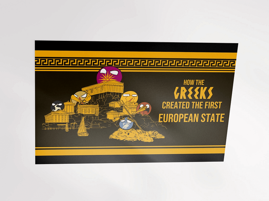 How the greeks created the first european state / Youtube Thumbnail / Matte Poster product image (3)