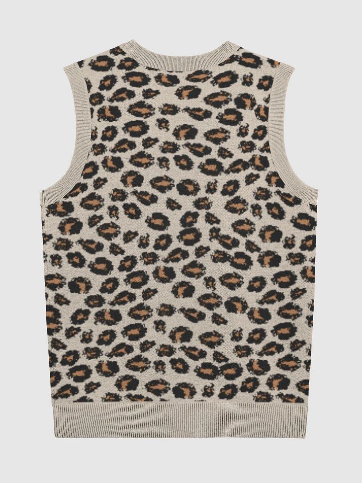 Knitted V-Neck Vest product image (7)