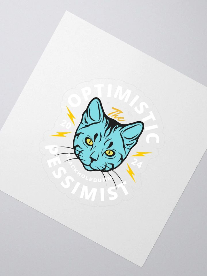 The Optimistic Pessimist sticker product image (2)