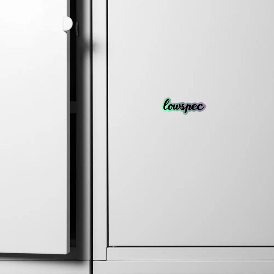 lowspec Holo Sticker product image (4)