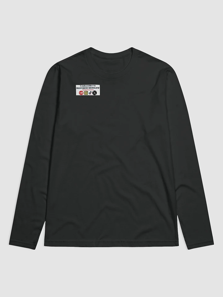 Long Sleeve Crew Neck Shirt (Next Level Premium Fitted) [Nothing on the Back] product image (2)