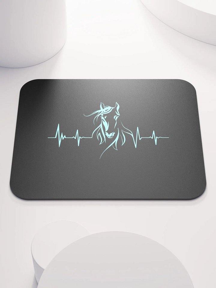 Horse Heartbeat Mouse Pad product image (1)