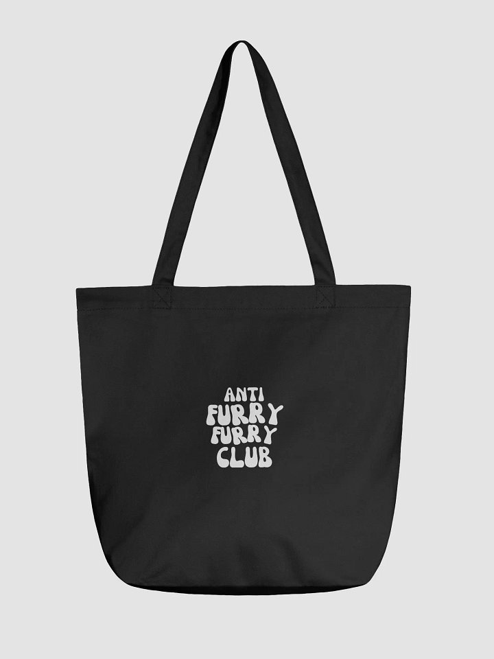 Anti Furry Furry Club Tote Bag - BnW product image (1)
