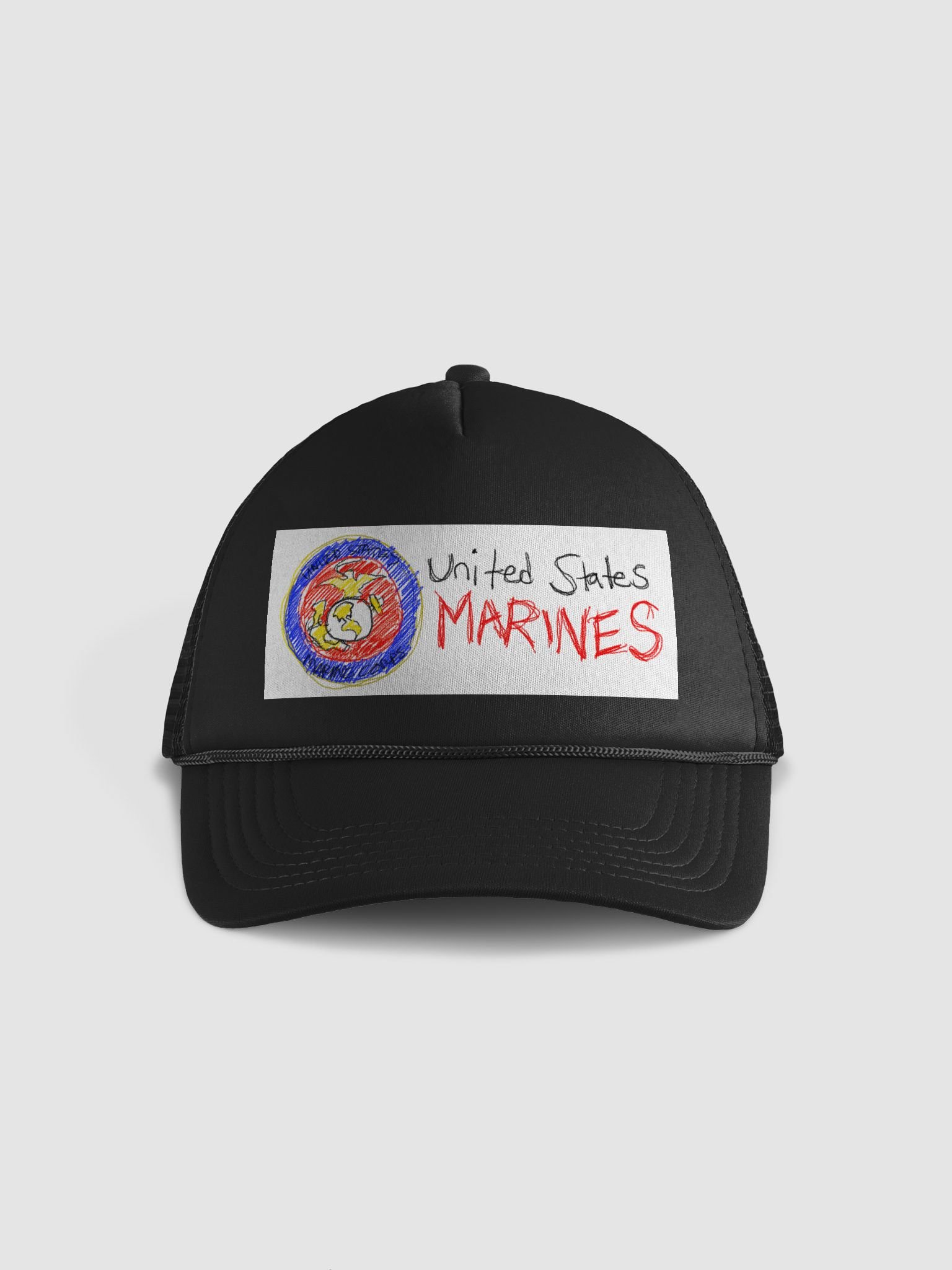 USMC Crayon Trucker Hat product image (2)