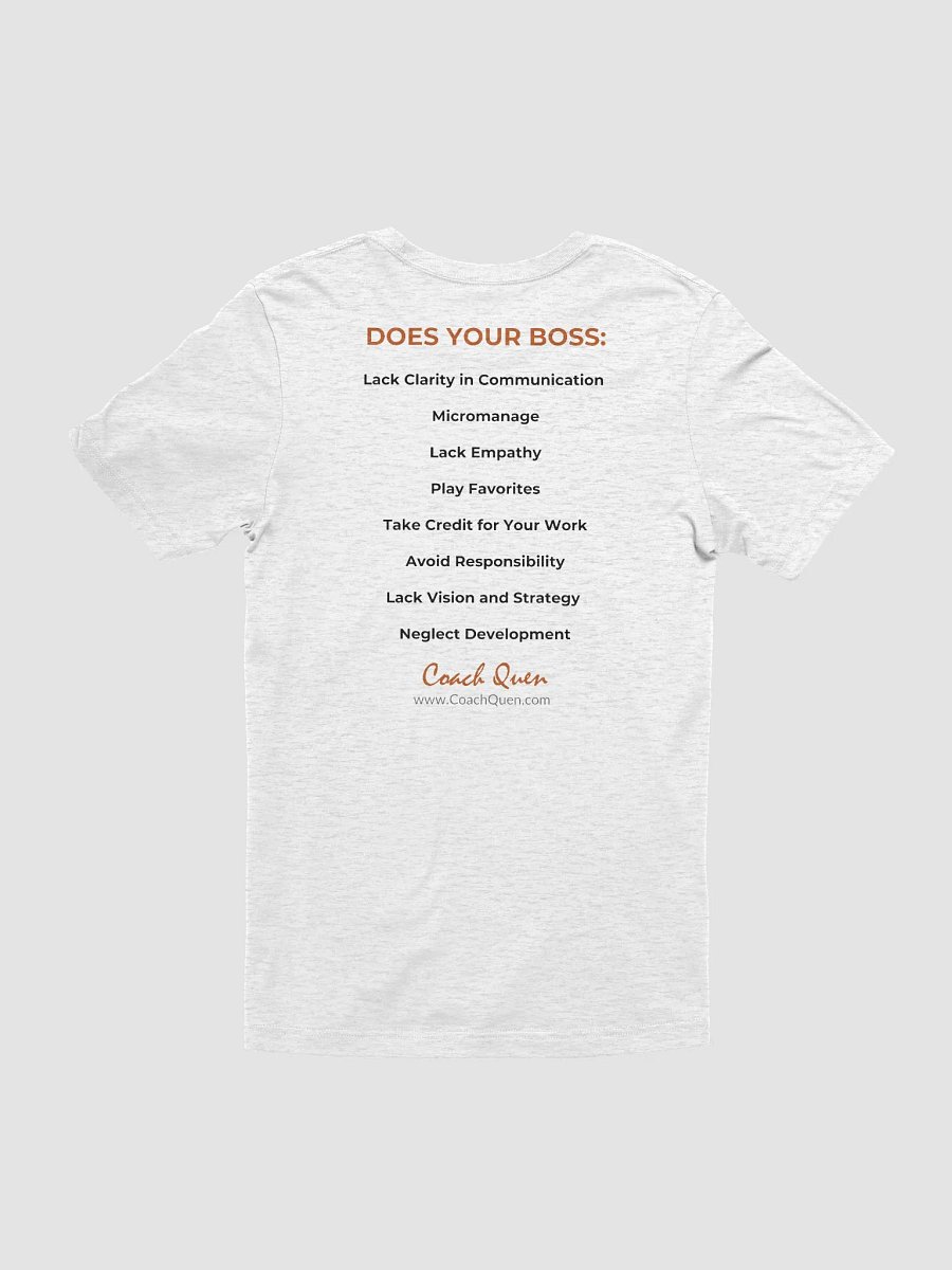 Bad Boss Buster Black Logo Tee product image (4)