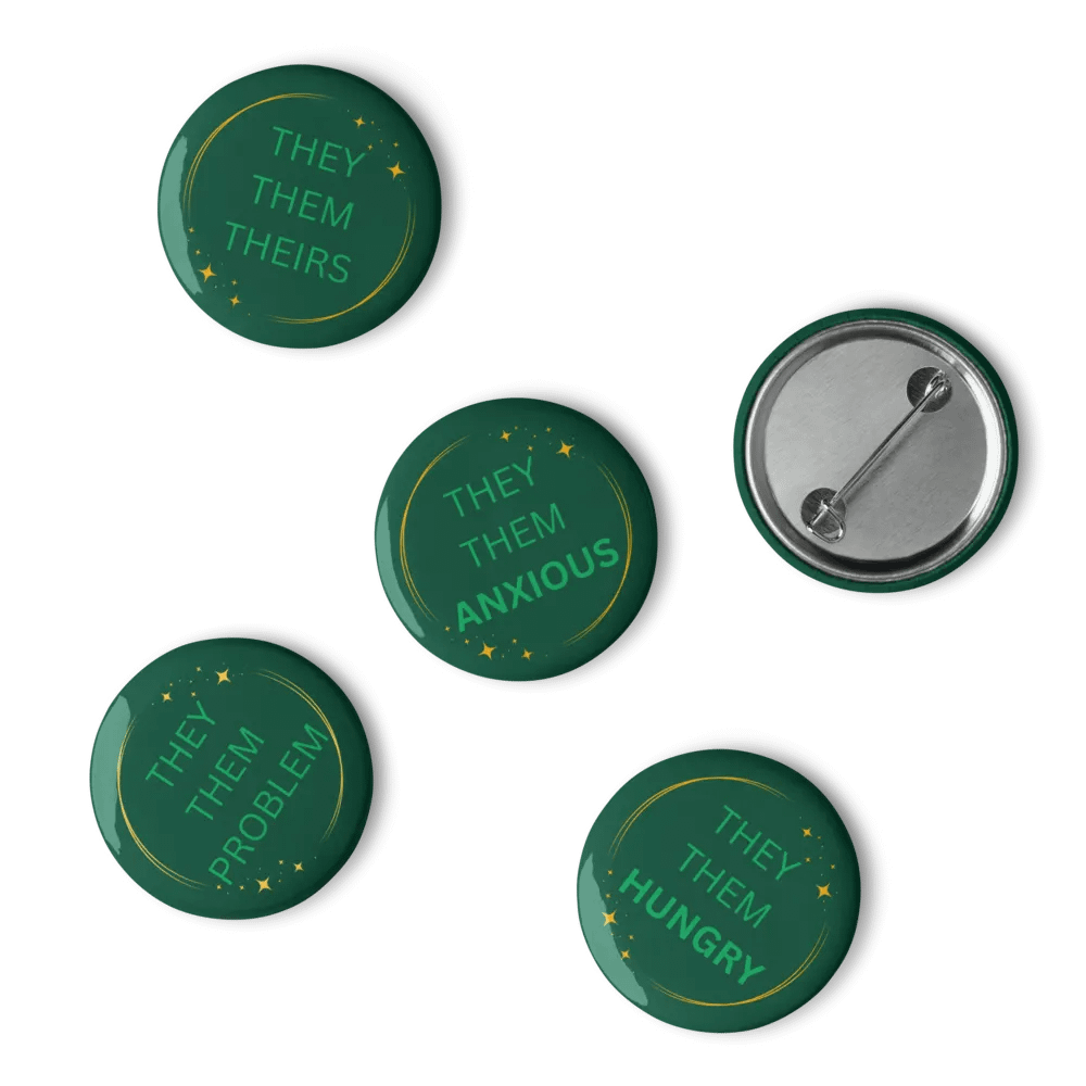 They/Them Pronouns - Green product image (4)