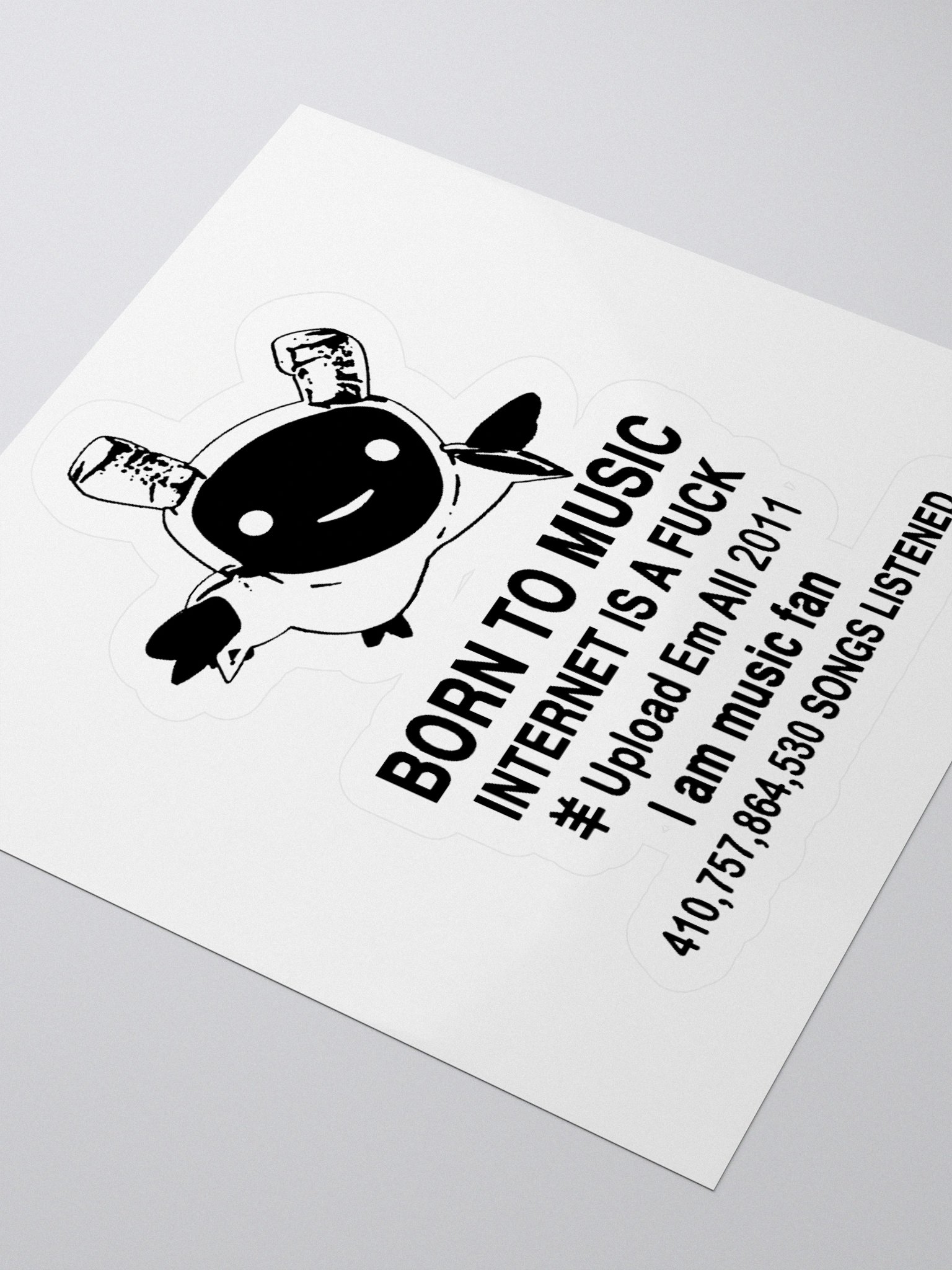 Born To Music Sticker product image (3)