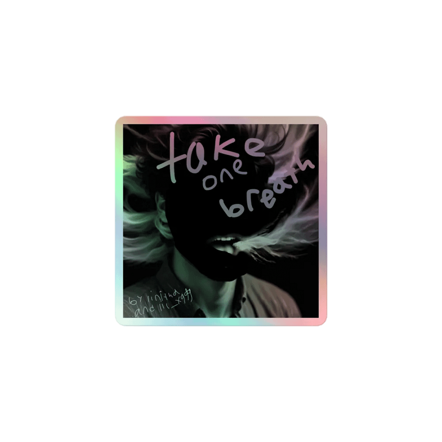 take one breath sticker product image (1)