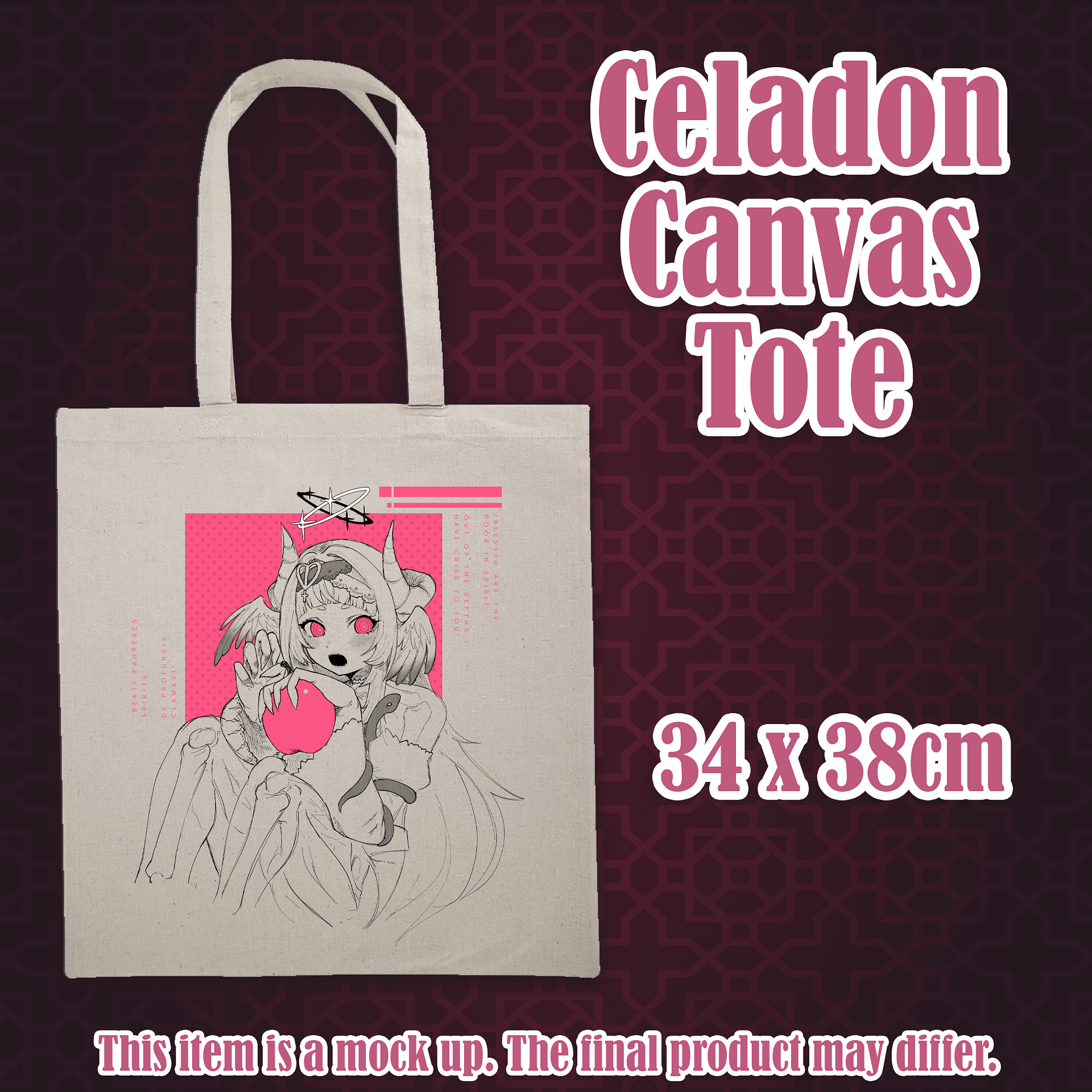 Celadon Canvas Tote Bag [PREORDER] product image (1)