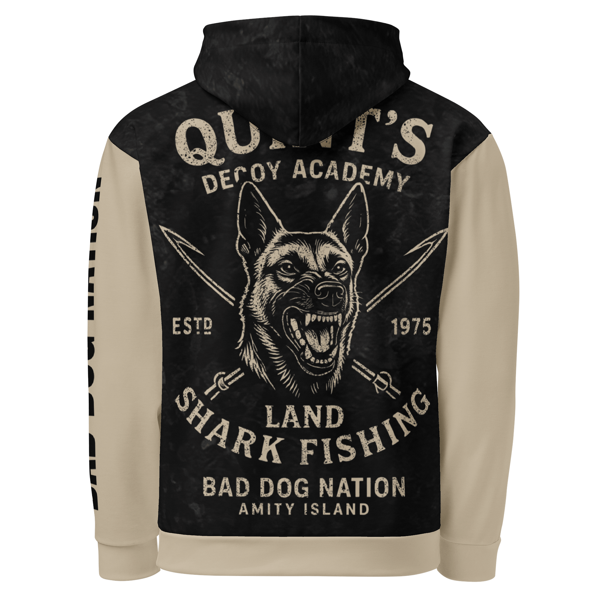 Quint's Land Shark Fishing - Premium Adult Unisex All Over Print Hoodie product image (1)
