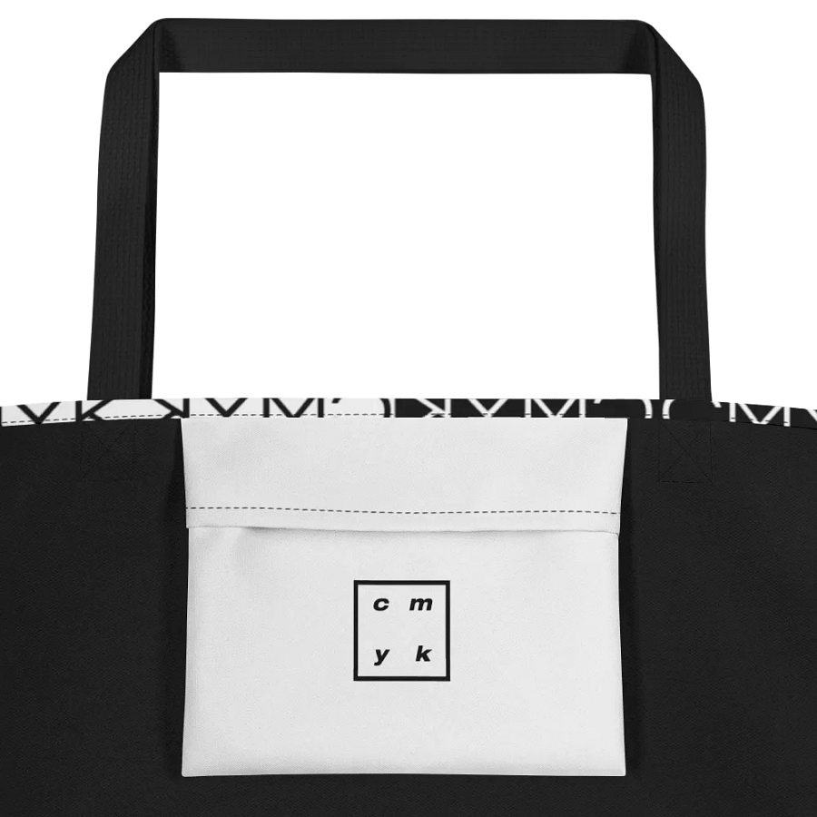 cmyk Classic Ticker-Tape Logo Canvas Tote Bag product image (2)