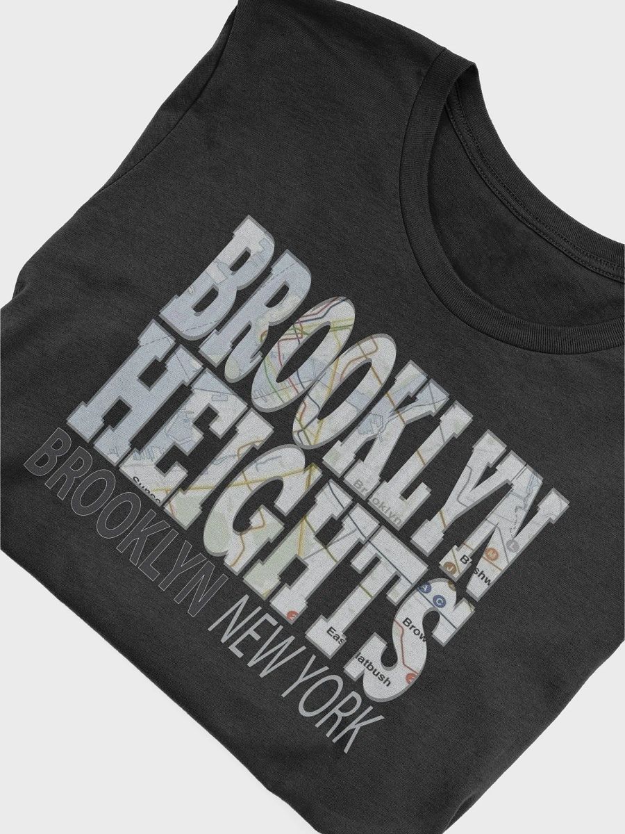 Fun Cool Brooklyn Heights Brooklyn New York with Subway Map T-Shirt product image (5)