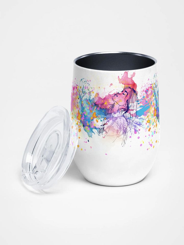 watercolor faces design wine cooler for the feminine ladies product image (2)