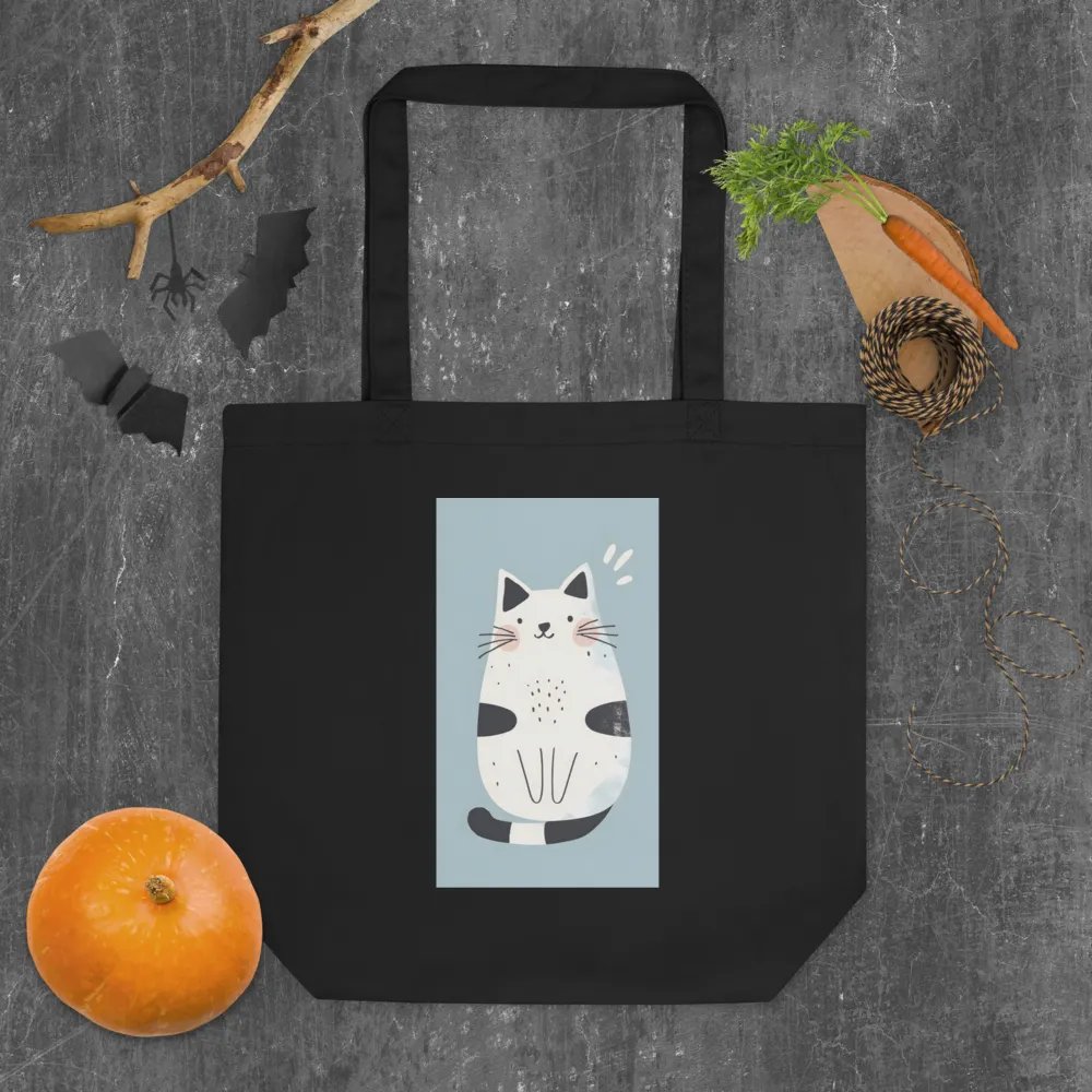 Pawsitively Adorable Cat Vibes - Econscious Eco-Friendly Tote Bag product image (6)