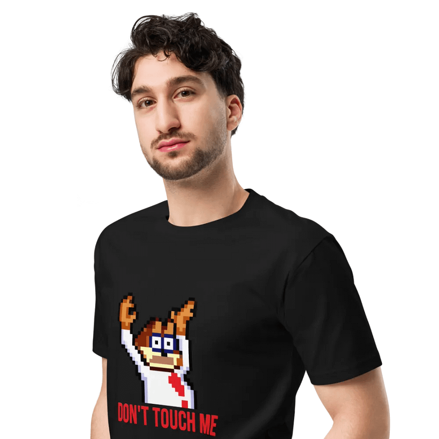 Don't Touch Me T-shirt Black product image (4)