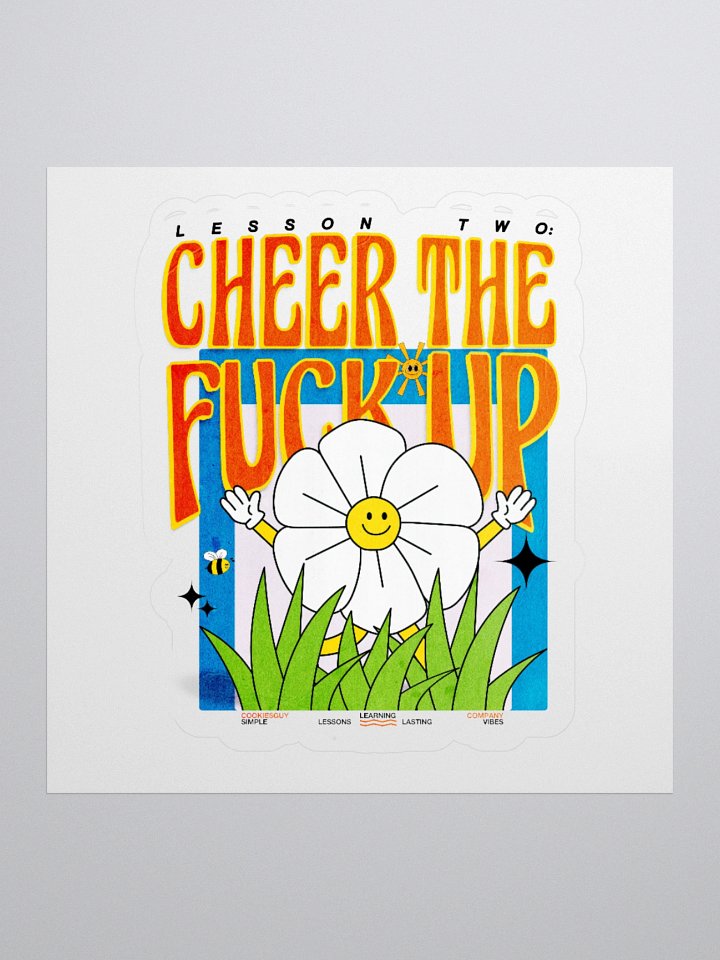 CHEER THE F*CK UP Stickers product image (1)