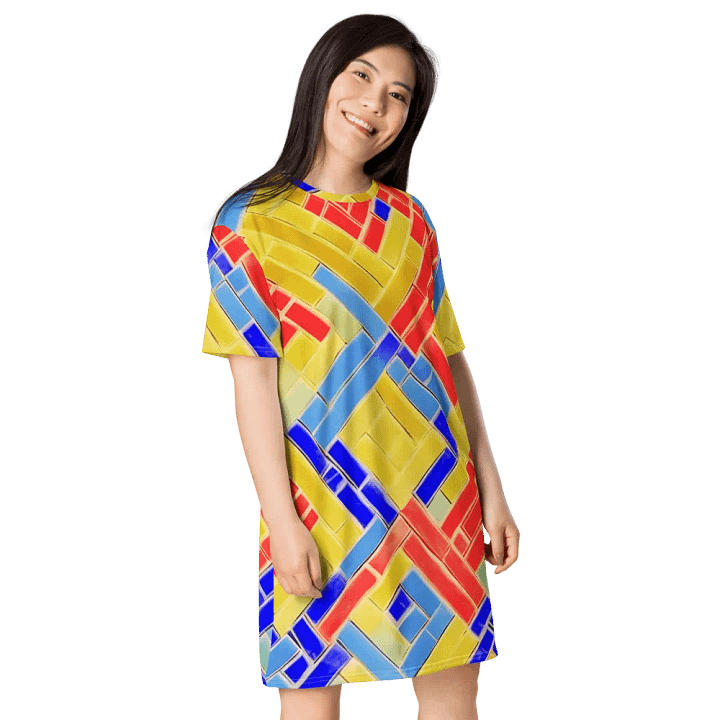 Neon Nights T Shirt Dress product image (1)
