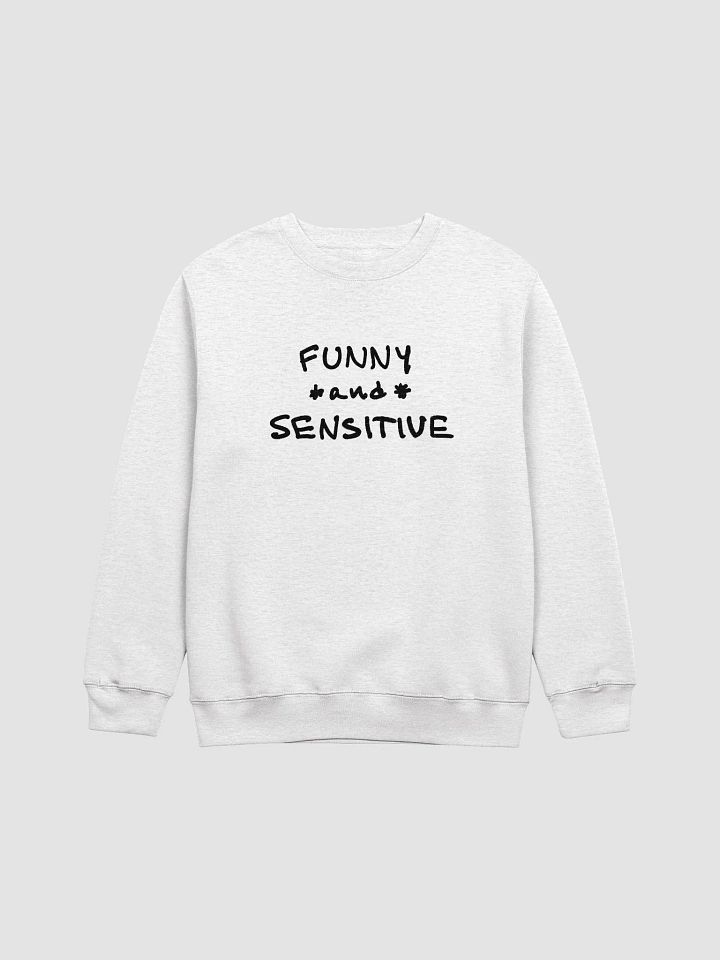 FUNNY *and* SENSITIVE printed crewneck product image (2)